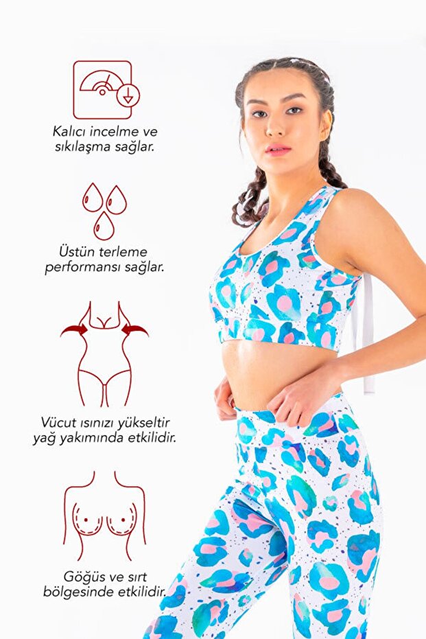 Polimer Leopar Desen Bra - 7