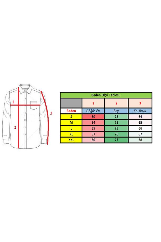 Erkek Polycotton Gömlek - 7