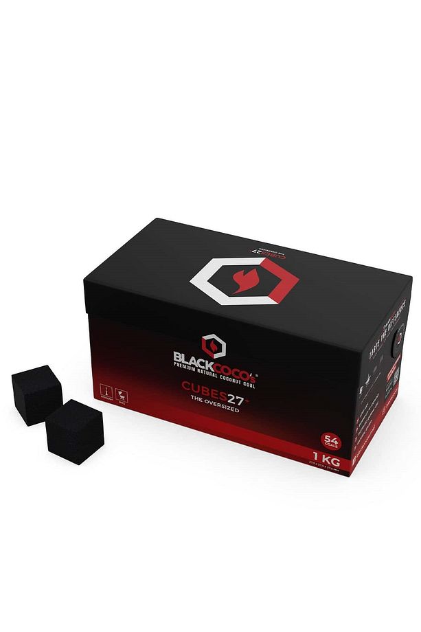 Black Coco's Küp Nargile Kömürü 27er 1 KG - 2