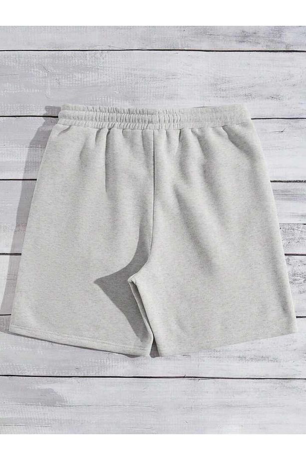 Baskılı Normal Kalıp Şort Unisex - 2