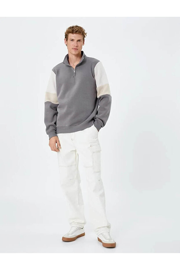 Men's Sweatshirt Gray 4wam70028mk