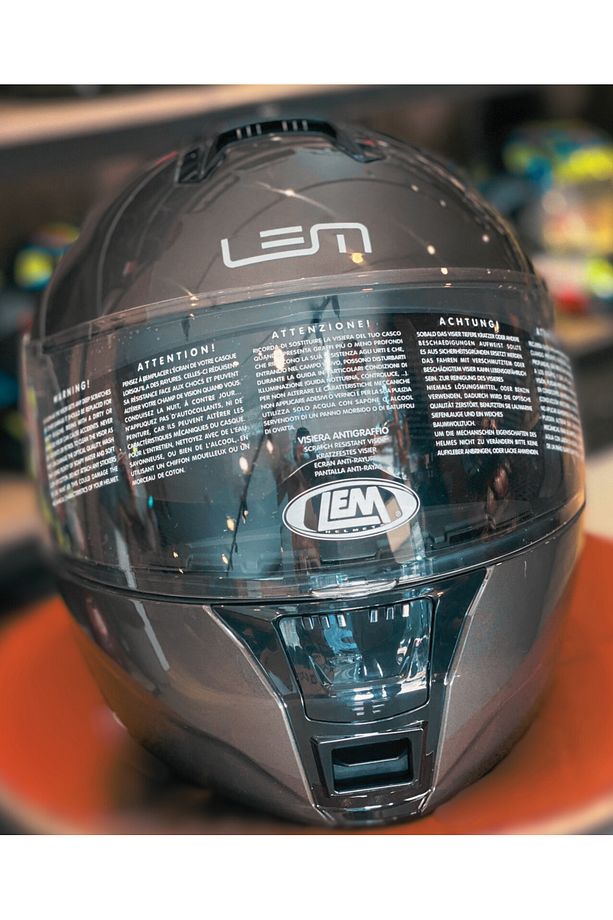 Open 140 Çene Açılır Kask Nardo Gri - 4