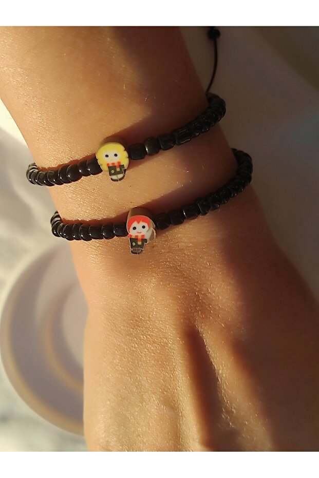 Ron and Hermione Figured 2-Piece Bracelet