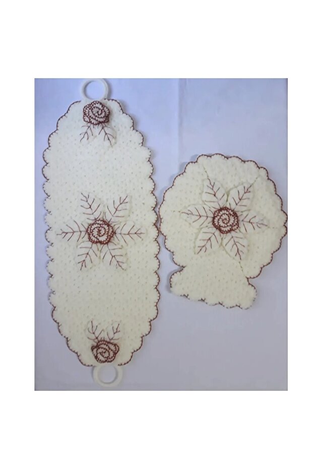 Hand Knitted Set of 2 Copper Bath Loofah (DOWERY)