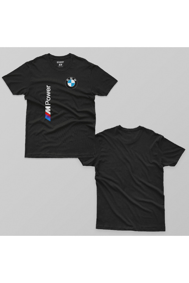 Bmw M Power Vertical Logo Men's T-shirt