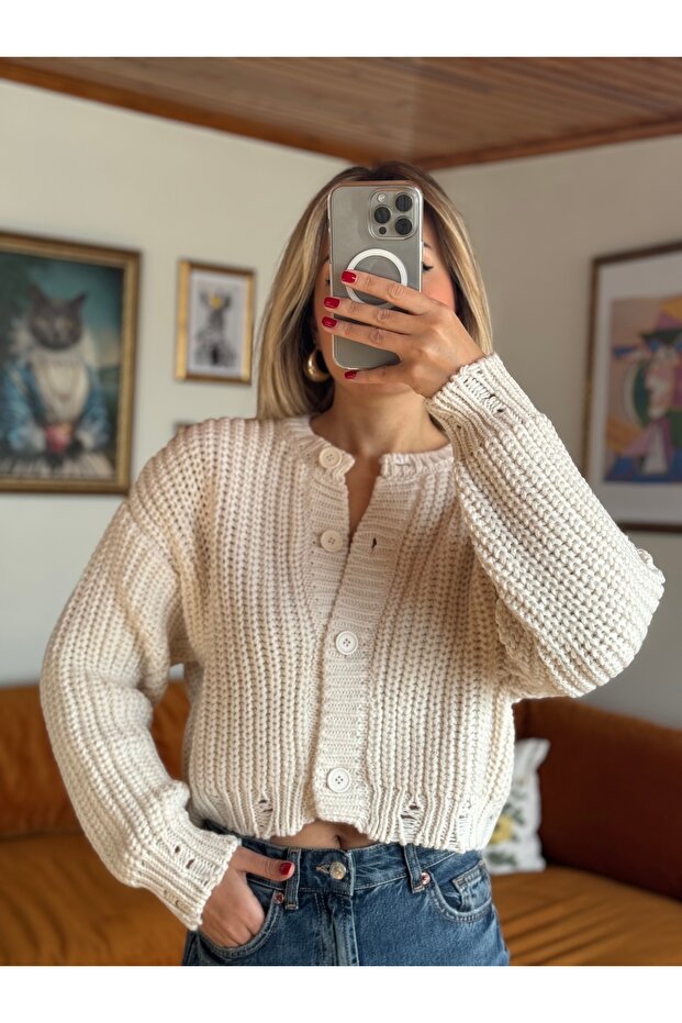 Kalın Kısa Hırka - 2