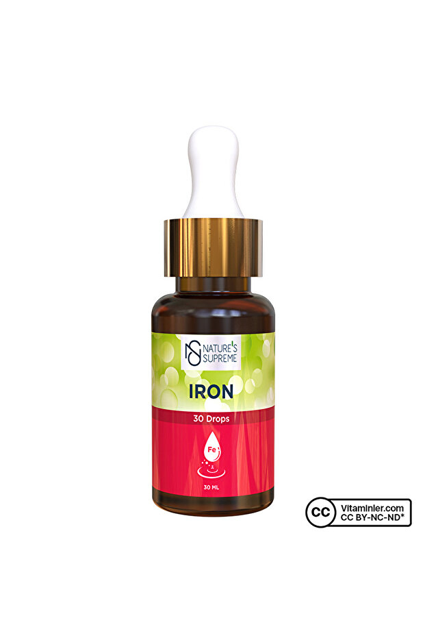 Iron Drops 30 mL - VİŞNE - 3