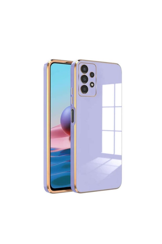 Samsung Galaxy A73 Compatible Phone Case Shiny Gold Silicone Case Light Green