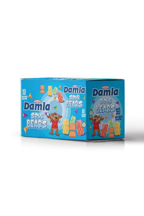Damla Gummy Sour Bears 80 G Jel Şeker X12 - 3