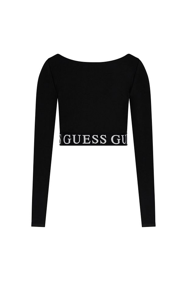 Siyah Kadın V Yaka T-Shirt V3BP08MC04ZJBLK-KIRAN LS ACTIVE TOP - 2