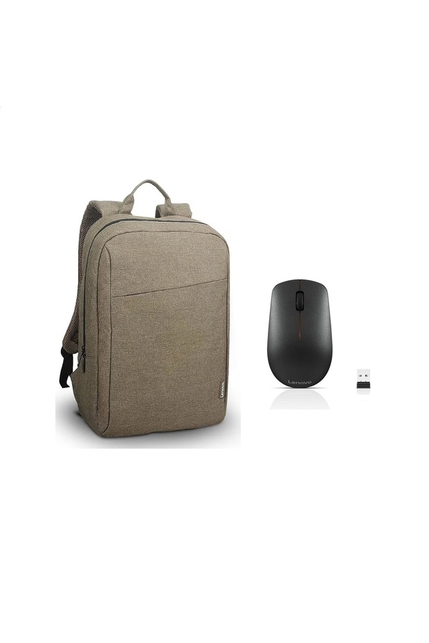 400 Kablosuz Mouse GY50R91293 + GX40Q17228 15.6" Toploader B210 Notebook Sırt Çantası Yeşil - 1