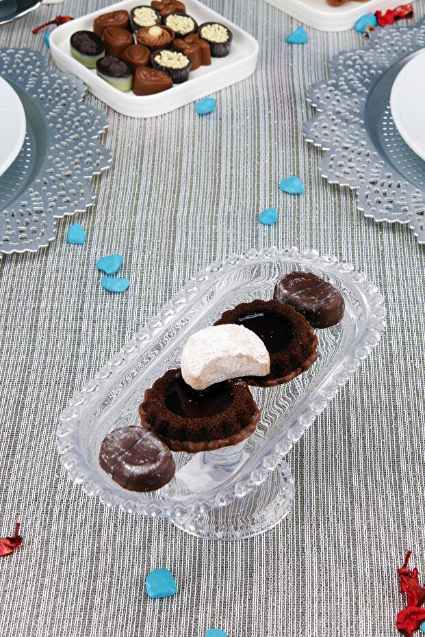 رف العرض البيضاوي ذو القدمين - 5