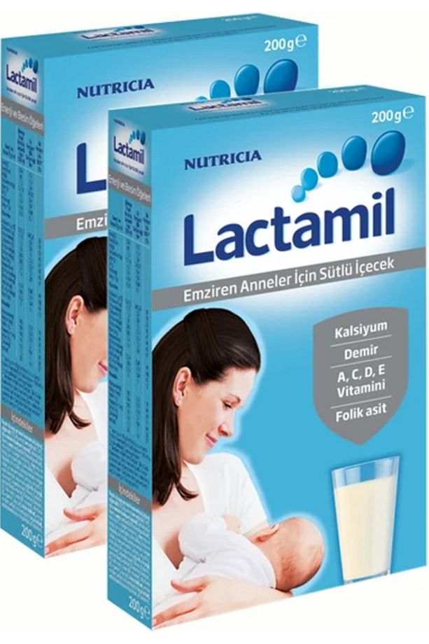 Lactamil Emziren Anneler Için Sütlü Içecek 200 Gr X 2 Adet - 1