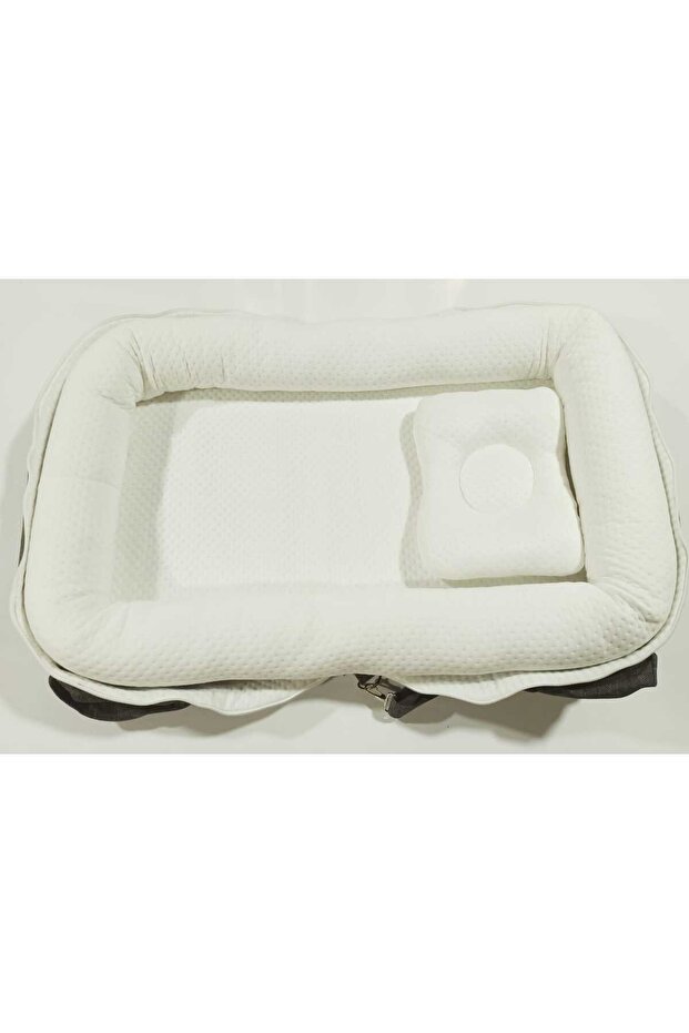 Miraç Portable Reflux Bed with Textile Bag, Babynest, Mother Bag 2 Pieces