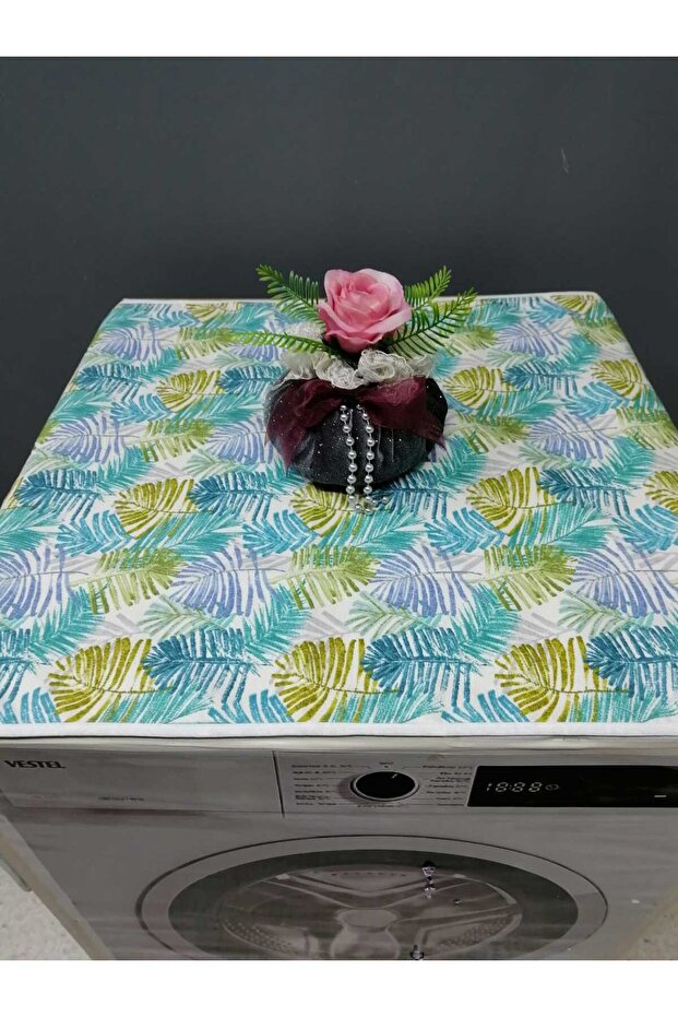 GREEN BLUE DUCK FABRIC WASHING AND DRYER COVER 120X60CM