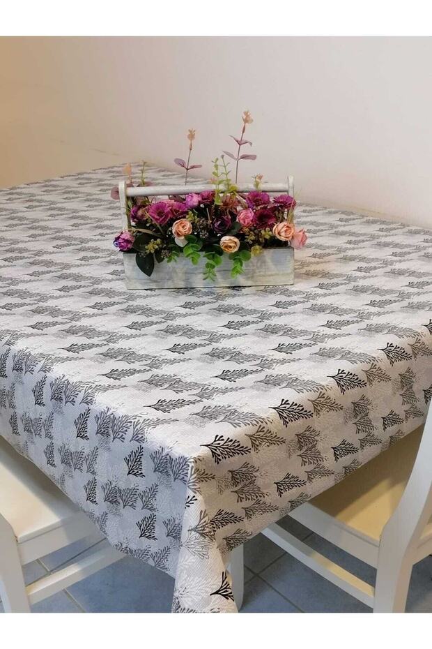 Non-Slip Based PVC Oilcloth - Patterned Removable Tablecloth