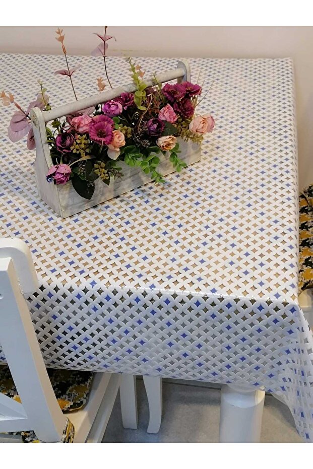 Patterned Imported PVC Tarp - Wipeable Table Cloth - 3