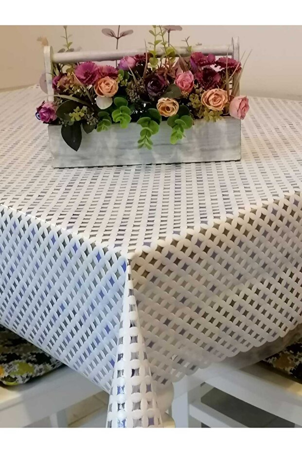 Patterned Imported PVC Tarp - Wipeable Table Cloth - 1