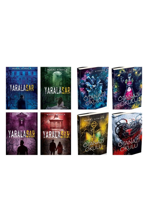 8Books All in One Hardcover Maral Atmaca Set Ötanazi Okulu-Yaralasar 8Books