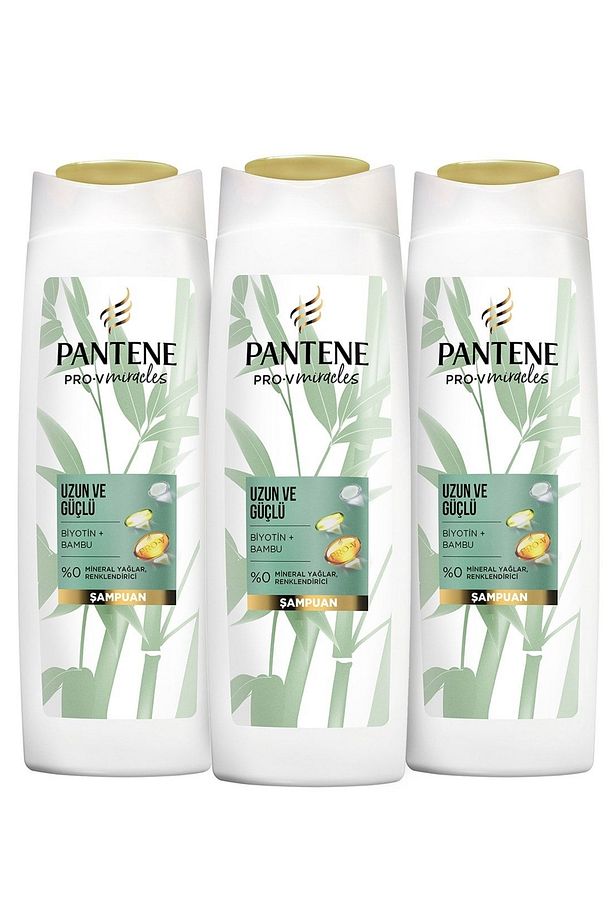 Uzun Ve Güçlü Saçlar Bambu Biyotinli Şampuan 350 Ml X 3 Adet - 1