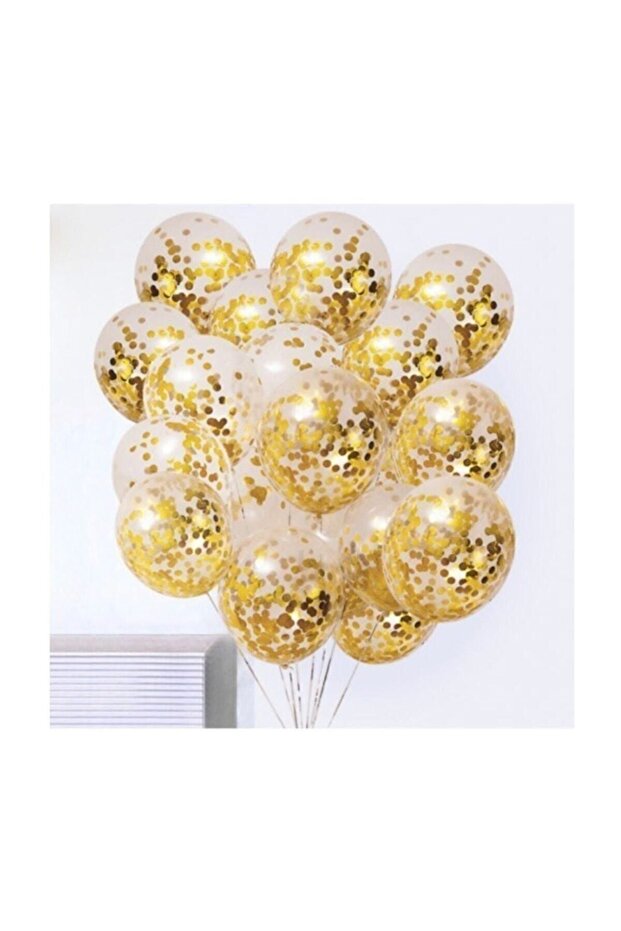MİNİ PARTY STORE GOLD PULLU BALON - 2