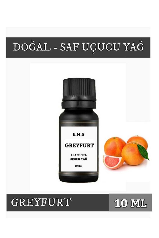 GREYFURT Esansiyel Uçucu Yağ Buhurdanlık Yağı Difüzör Esansı Aromaterapi Oda Kokusu 10 ML - 1
