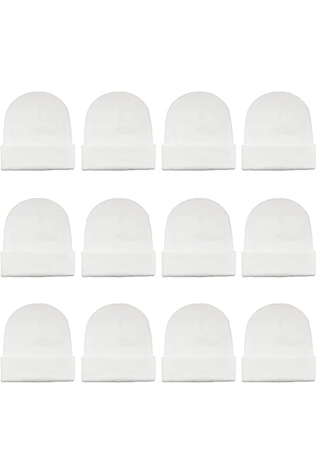 Basic Bere Unisex Beyaz - 5