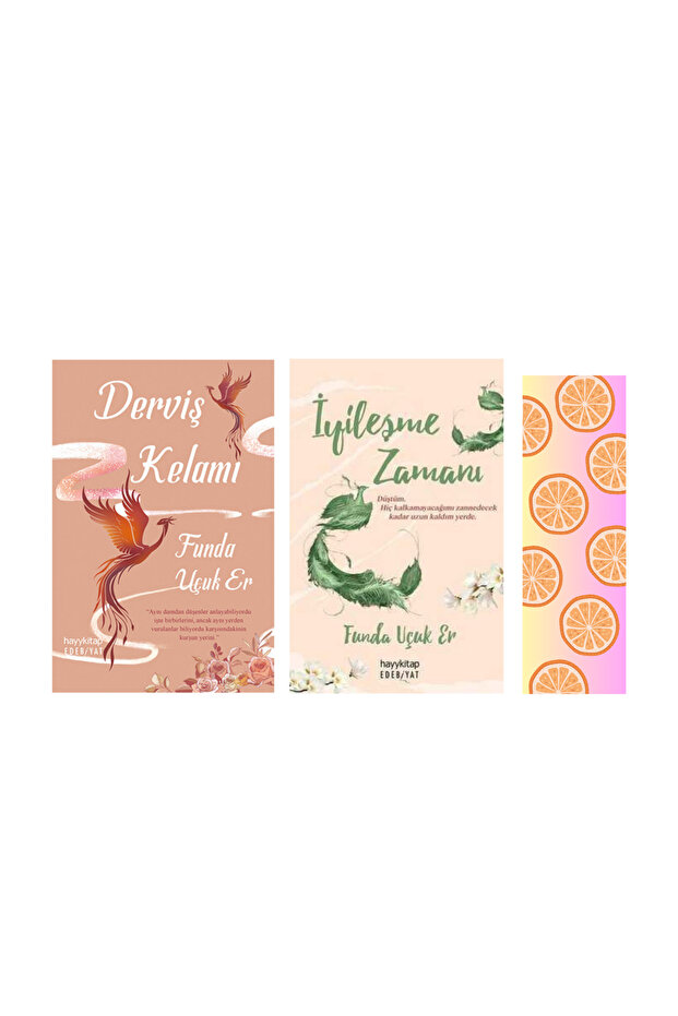 Funda Uçuk Er Seti - 2 Kitap / Derviş Kelamı - İyileşme Zamanı / Ayraç Hediyeli