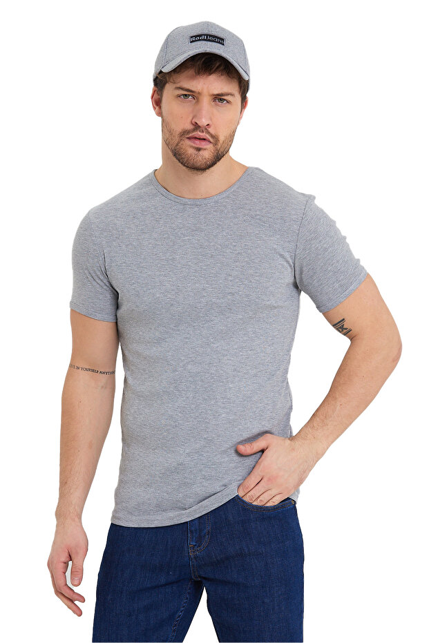 Rib Modern Fit Basic T-shirt Rd23ye272143