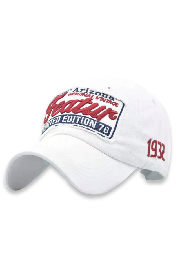 Featur Vintage White Baseball Cap Hat