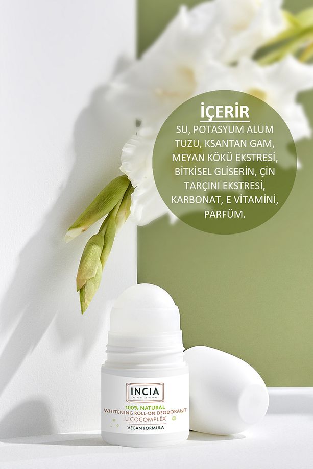 %100 Doğal Roll On Deodorant Beyazlatıcı Ter Kokusu Önleyici Lekesiz 50 ml X2 Adet - 4