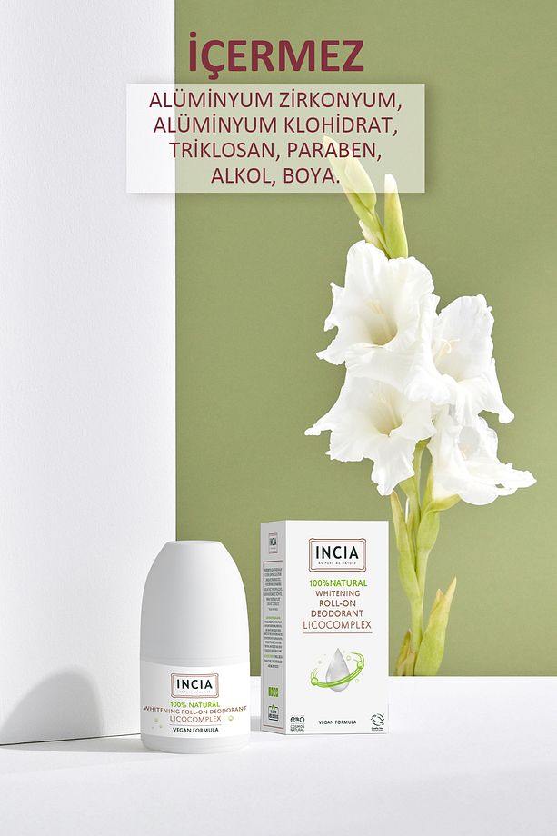 %100 Doğal Roll On Deodorant Beyazlatıcı Ter Kokusu Önleyici Lekesiz 50 ml X2 Adet - 3