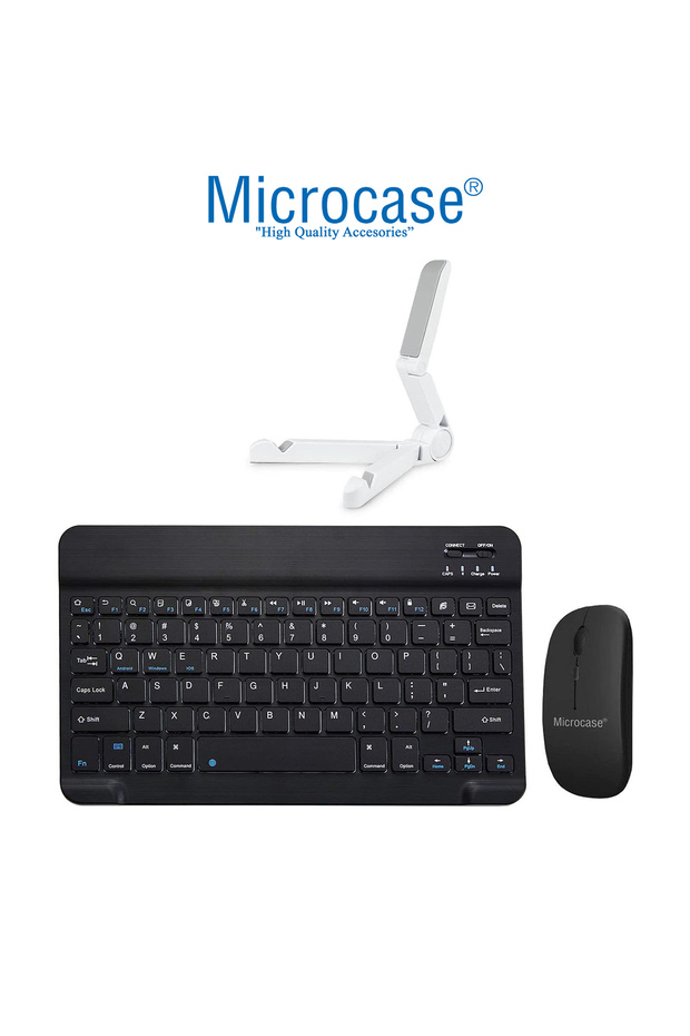 TCL TAB 11 Tablet için Bluetooth Klavye (TR Sticker) +Bluetooth Mouse+Tablet Standı-AL2765 - 2