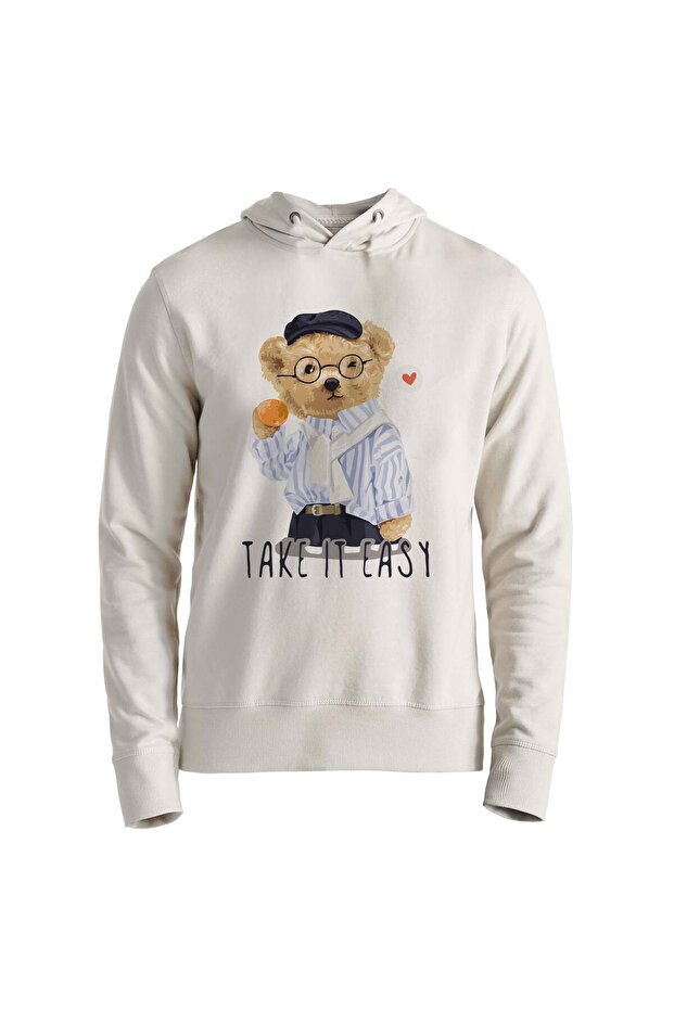سويت شيرت للأطفال من Take It Easy Tedy Bear Ecru