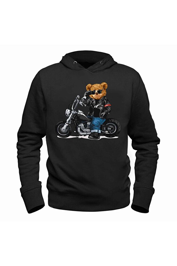 سويت شيرت أسود للأطفال من En Rouete Tedy Bear