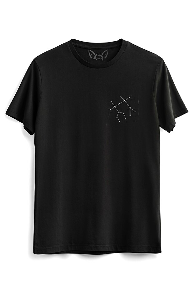 Dark Picture Digital Printed Children's Black T-shirt