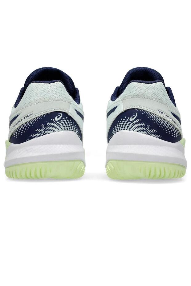 Gel Resolution 9 GS Yeşil Sarı Çocuk Tenis Ayakkabısı - 8