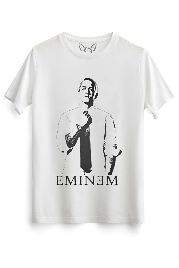 Eminem Designed Printed Children's White T-shirt