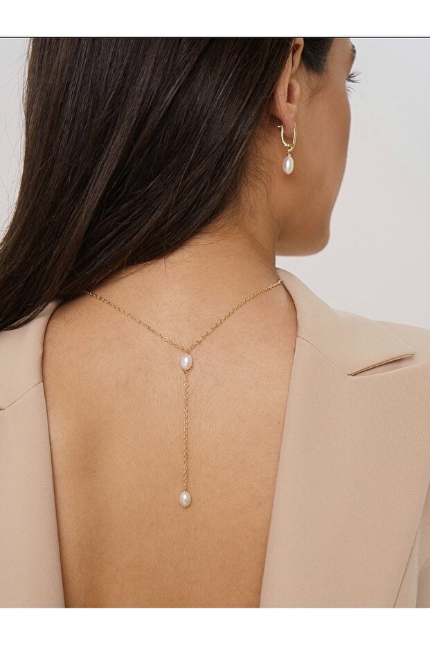 Tatlı Su İncisi Kolye - 3