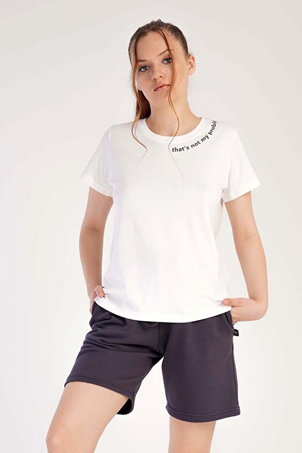 Women's /3 Thread Short Sleeve Shorts Pajama Set
,301011