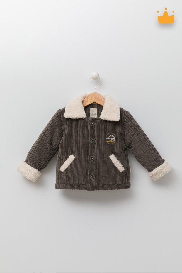 1.5 Tog Velvet Cotton Lining Baby Kids Filled Bomber Coat 13454