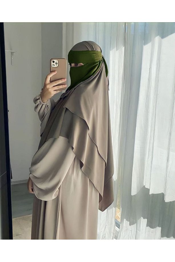Peçe Duvak Medine Ipeğı - 1