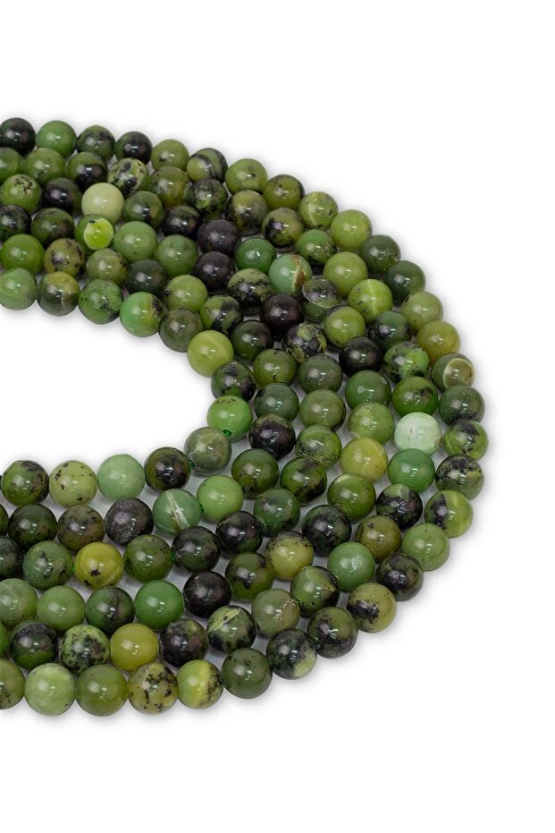6 MM Canadian Jade Stone String