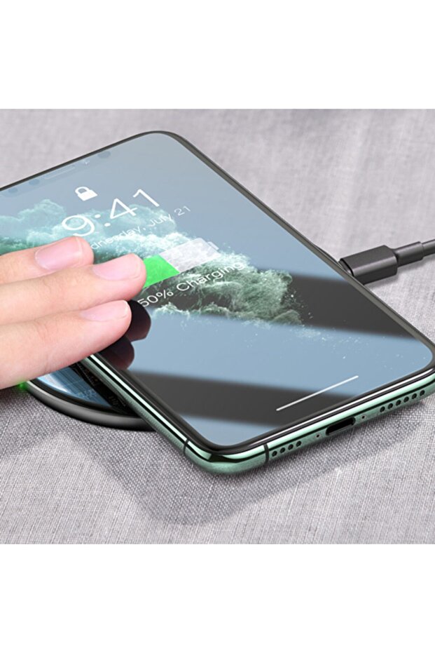 Simple 15w Upgraded Version Wireless Kablosuz Şarj Cihazı - 7