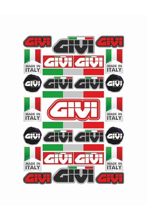 مجموعة ملصقات الدراجات النارية Givi