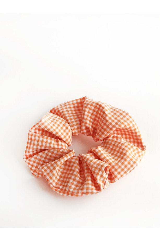 Çeşitli Renklerde 7'li Pötikare Scrunchie Toka Seti - 7