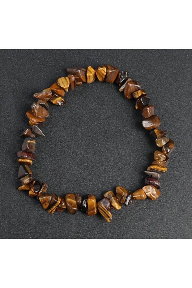 Natural Tiger Eye Broken Stone Bracelet Tiger Eye Natural Stone Bracelet