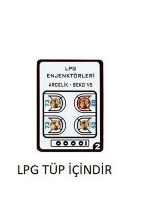 Lpg Tüp Enjektör Meme 9 Lokma (BEKO)- ( 1 Adet) - 1