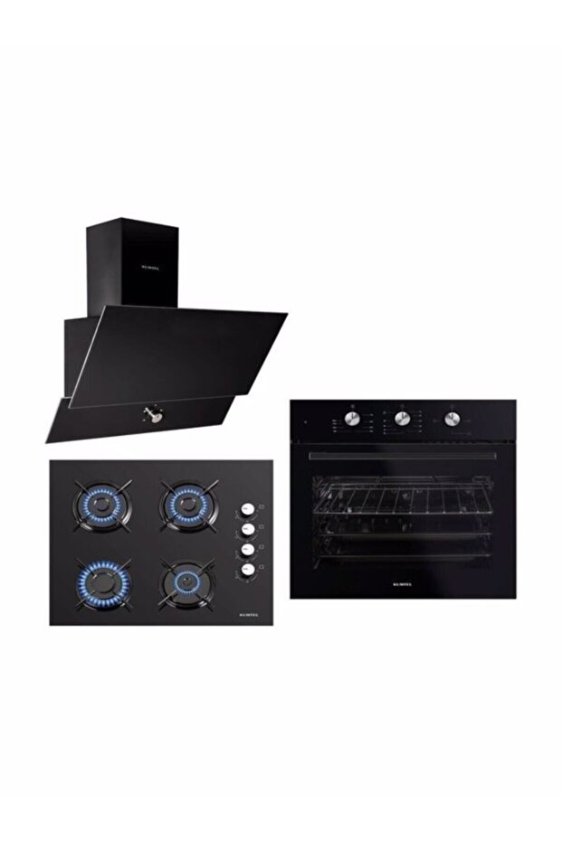 Siyah Ankastre Set - 1