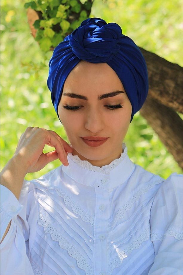 Tasarım Hazır Bone Saks Mavisi - 6